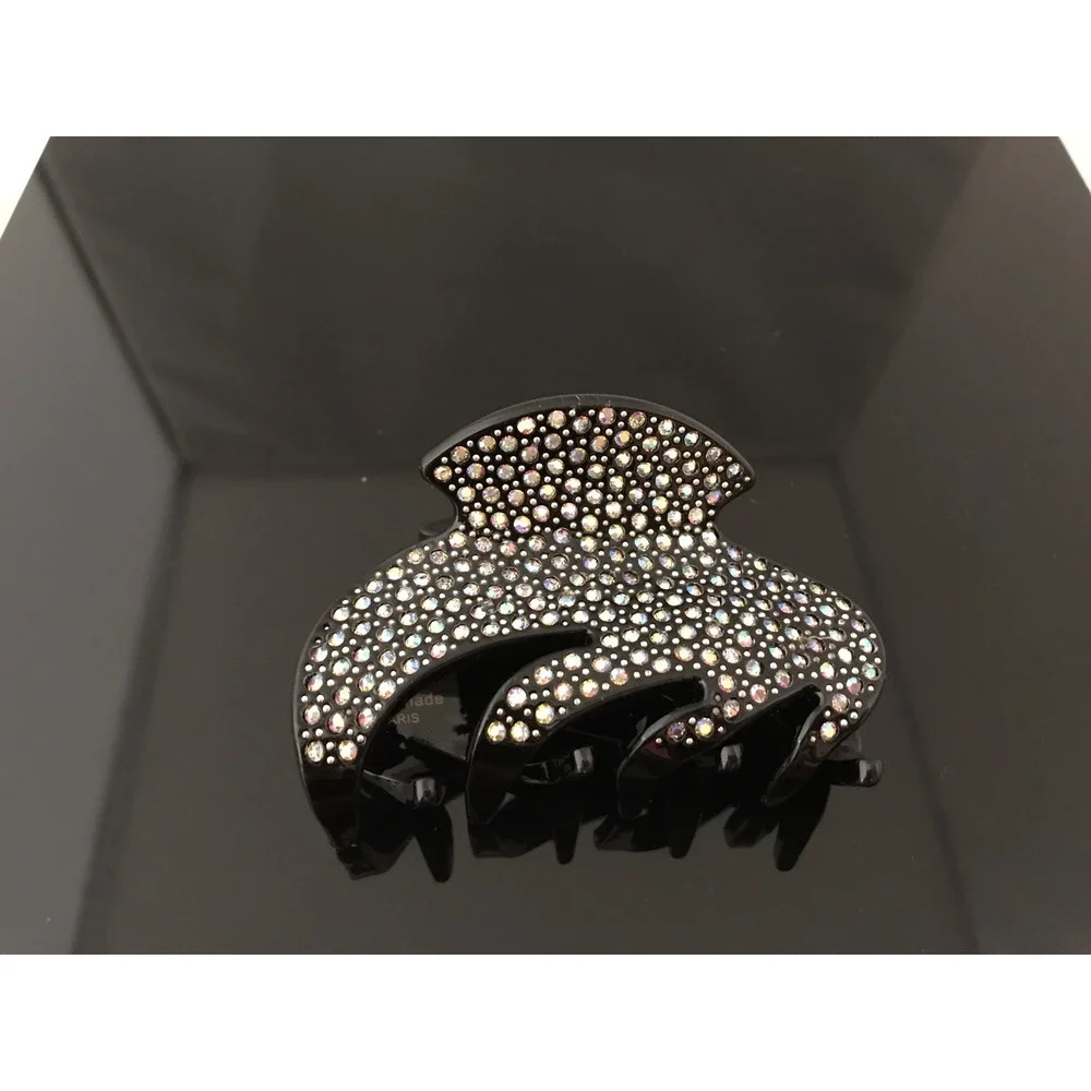 New Gorgeous‎ embroidered Hair Clip Claw w Shinny Crystals Hair Accessories